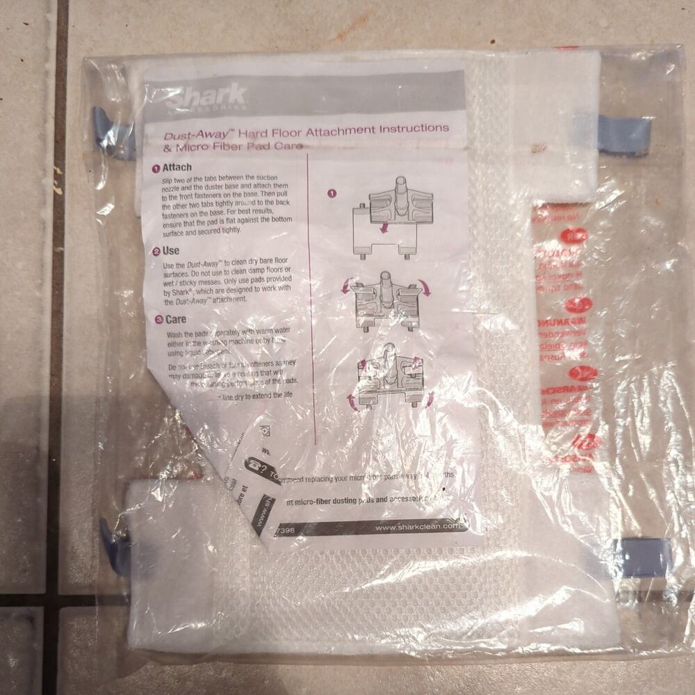 Shark Micro Fiber Pad for Dust-Away Hard Floor Attachment
